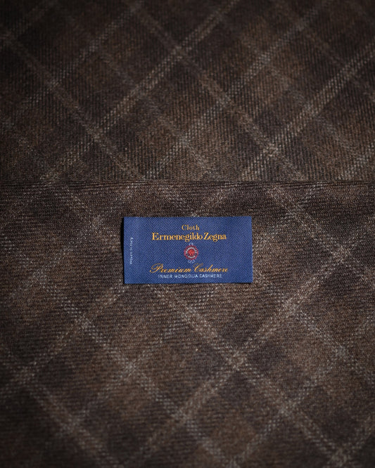 Zegna Vintage "Inner Mongolian Cashmere" Country Check