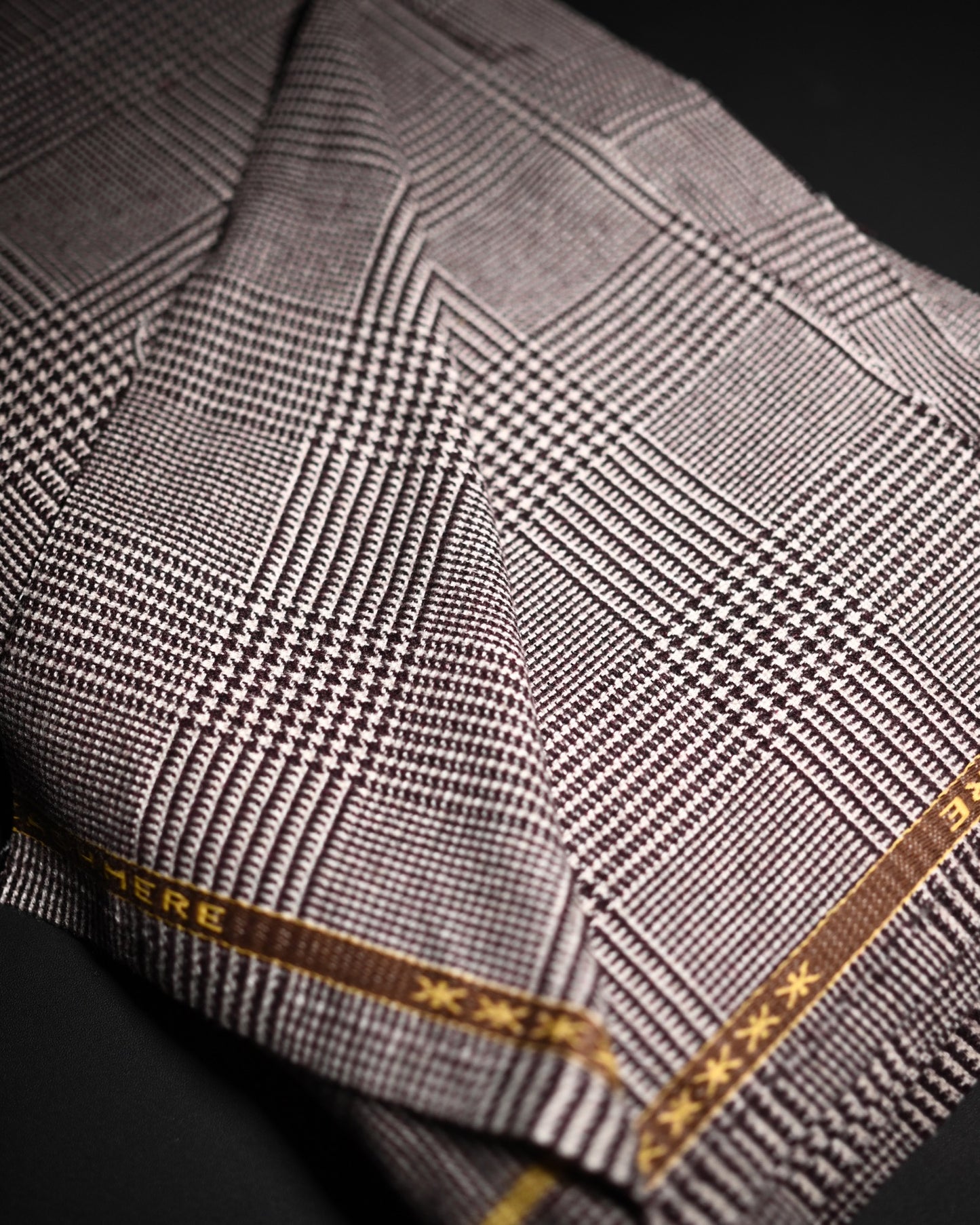 Zegna Vintage "Inner Mongolian Cashmere" Glen Check