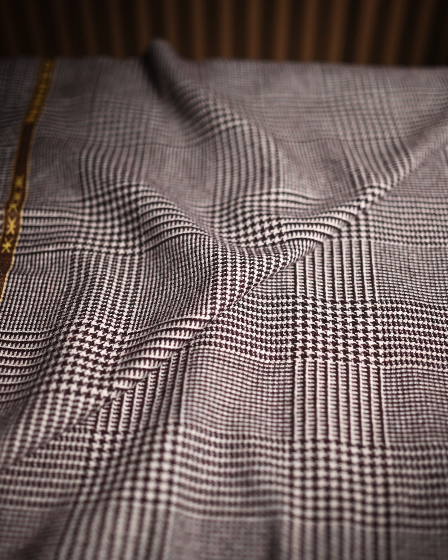Zegna Vintage "Inner Mongolian Cashmere" Glen Check