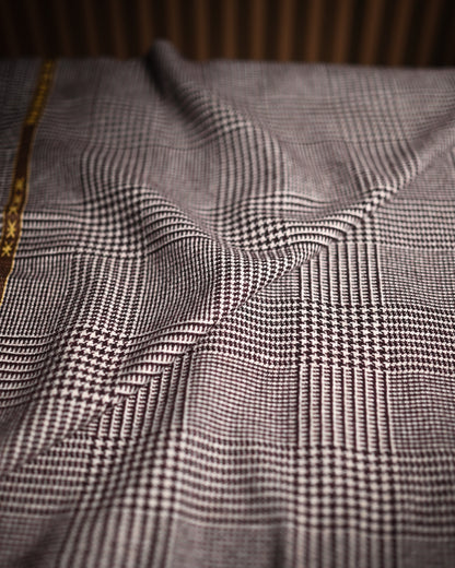 Zegna Vintage "Inner Mongolian Cashmere" Glen Check