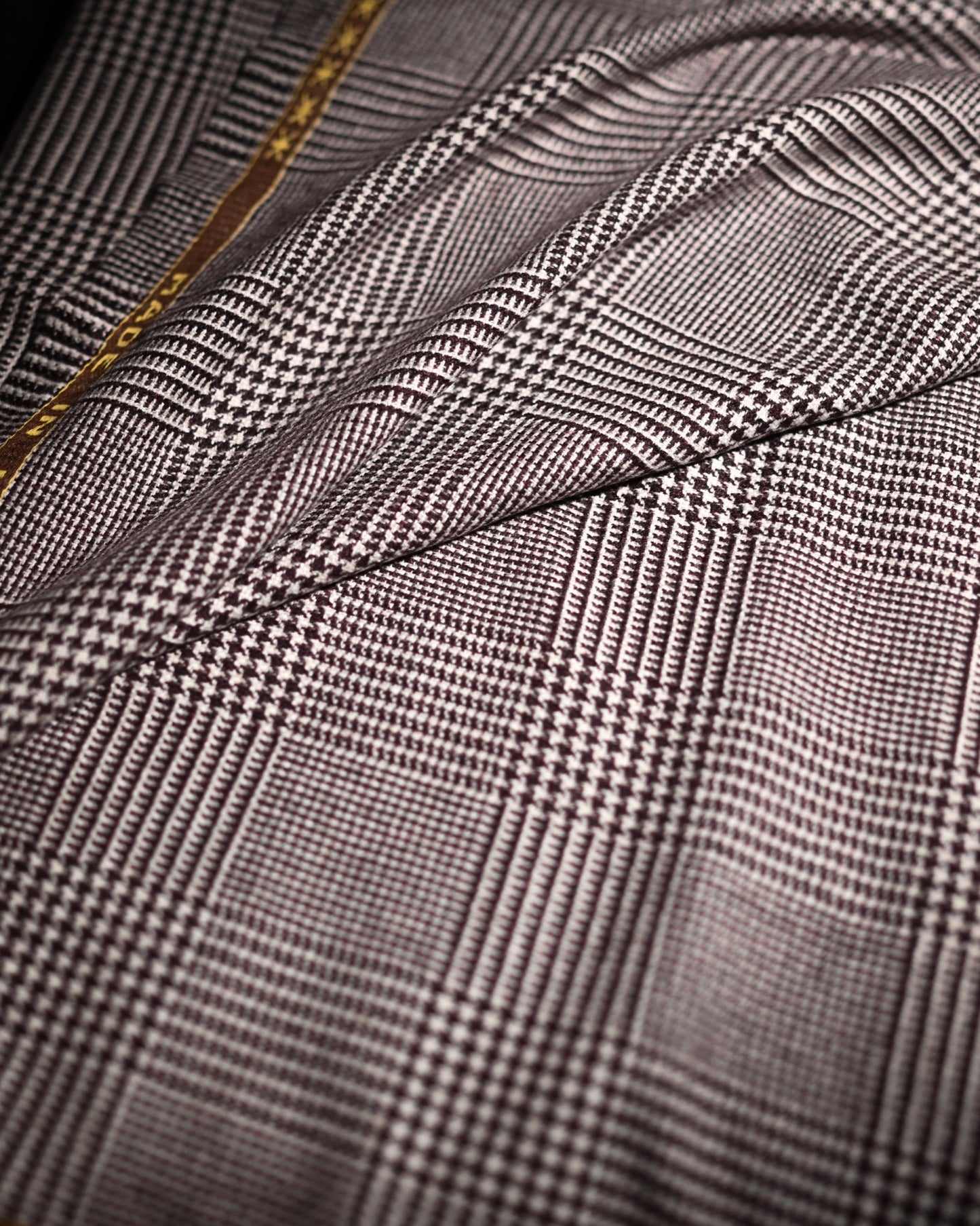 Zegna Vintage "Inner Mongolian Cashmere" Glen Check