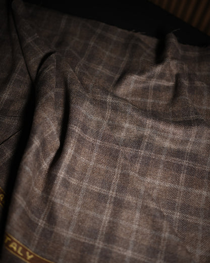 Zegna Vintage "Inner Mongolian Cashmere" Country Check