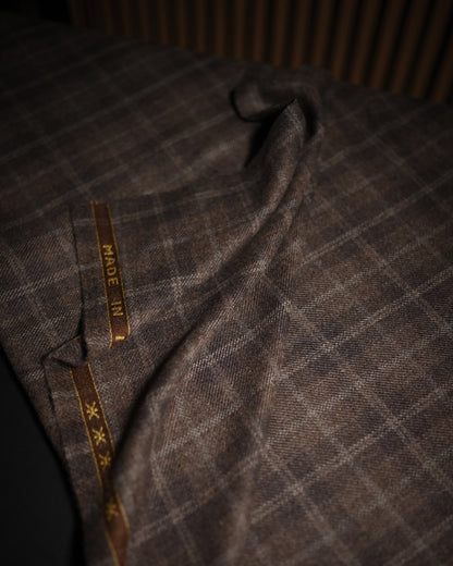 Zegna Vintage "Inner Mongolian Cashmere" Country Check