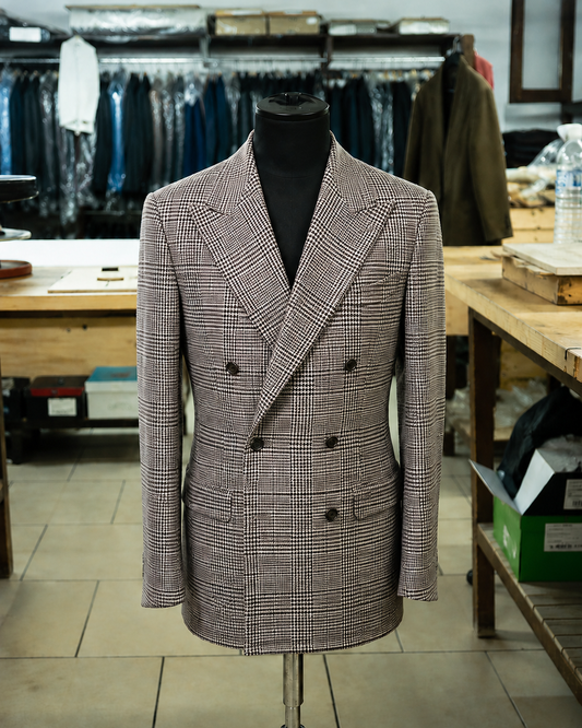 Zegna Vintage "Inner Mongolian Cashmere" Glen Check