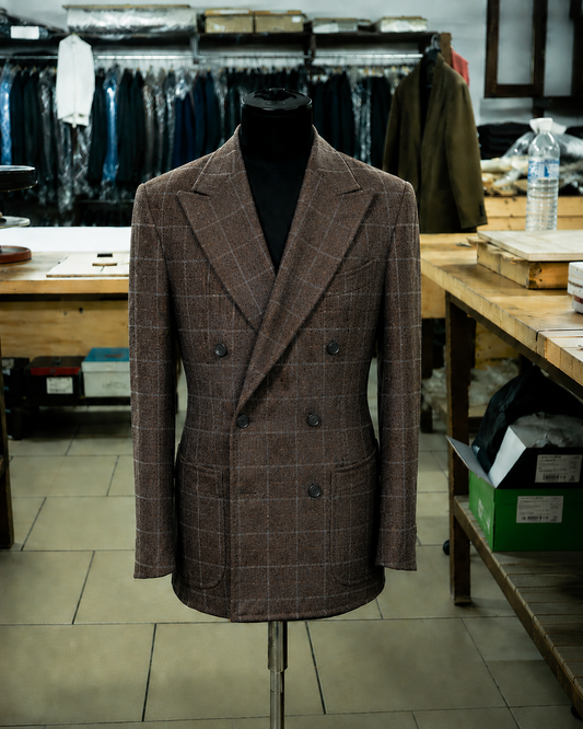 Zegna Vintage "Inner Mongolian Cashmere" Country Check